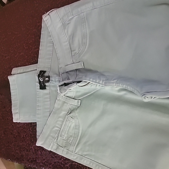 Cello Jeans Women's Size 3 Light Green Straight Legs - Picture 4 of 5